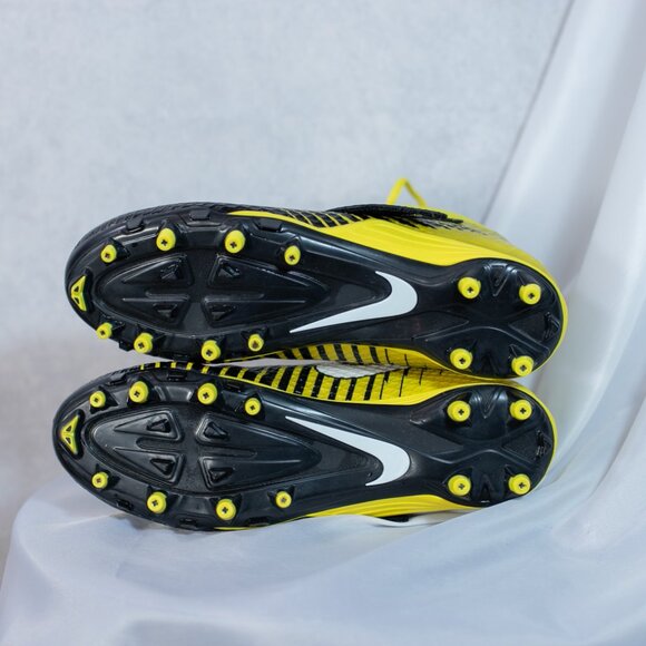 Nike Pro Men’s Lunarbeast Pro TD Football Cleats Black and Yellow Size 11 - Picture 9 of 9